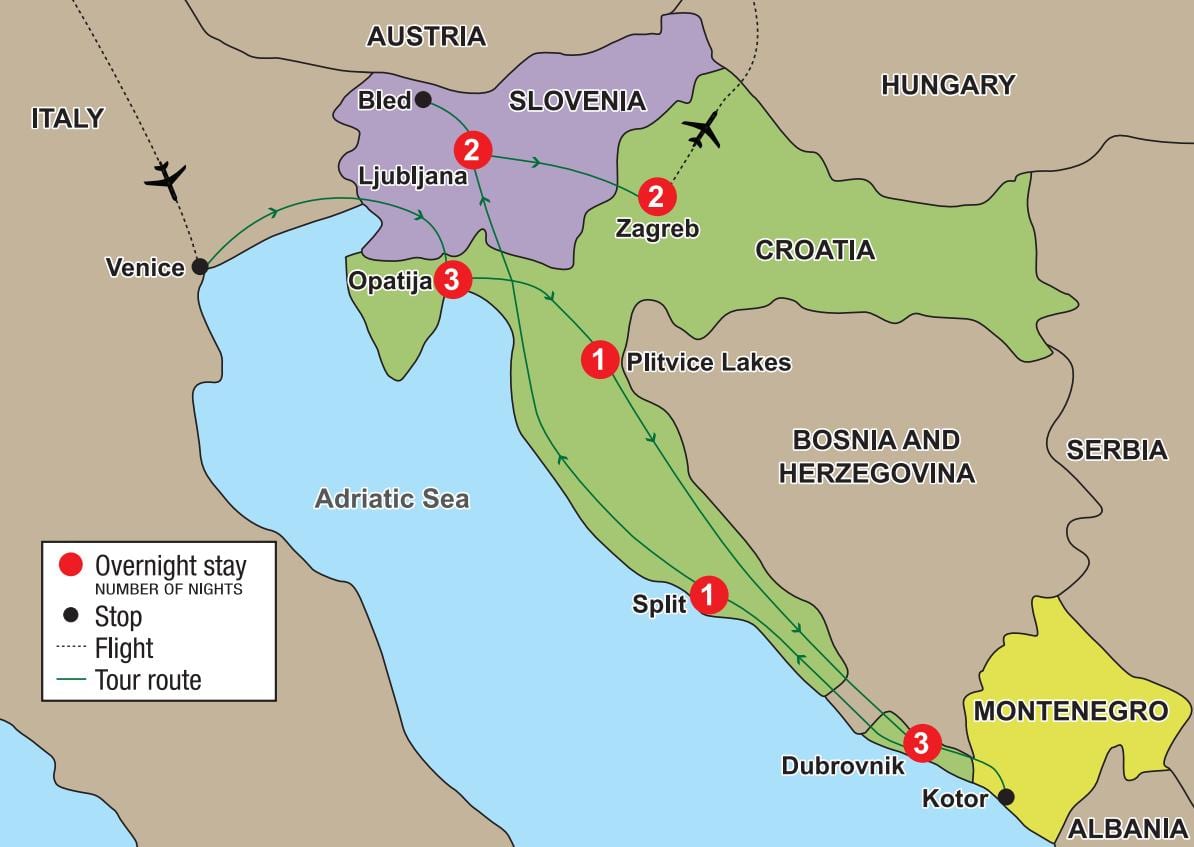 வரைபடம் opatija குரோஷியா