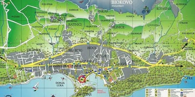 வரைபடம் makarska குரோஷியா